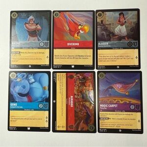Disney Lorcana Aladdin Bundle Cold Foil